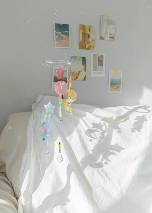 🎁리뷰이벤트🎁 무지개 꿈_자개모빌 🌈