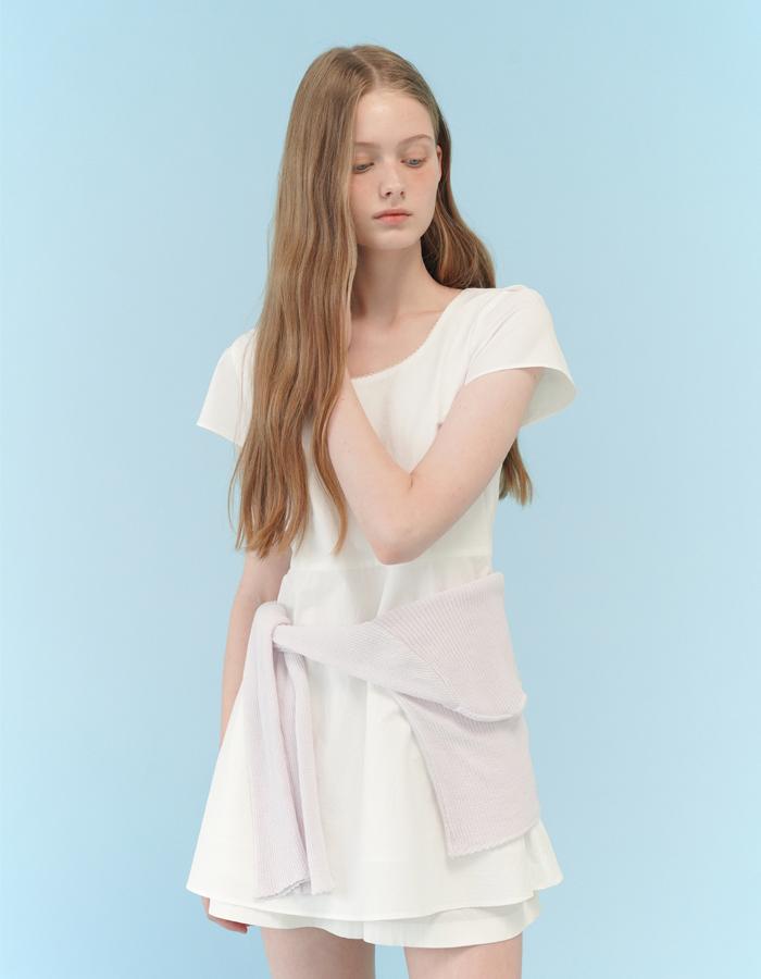 라무어 [4th] Crepe dress_ivory