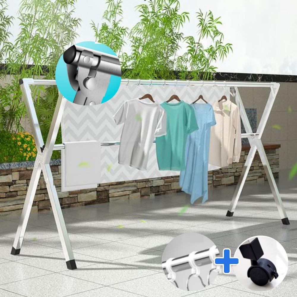 튼튼한 이불건조대 접이식 대형 빨래건조대 2.4M