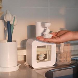 몽글몽글 자동 디스펜서 거품 손세정기 물 비누 핸드워시, 화이트유니콘, 1개