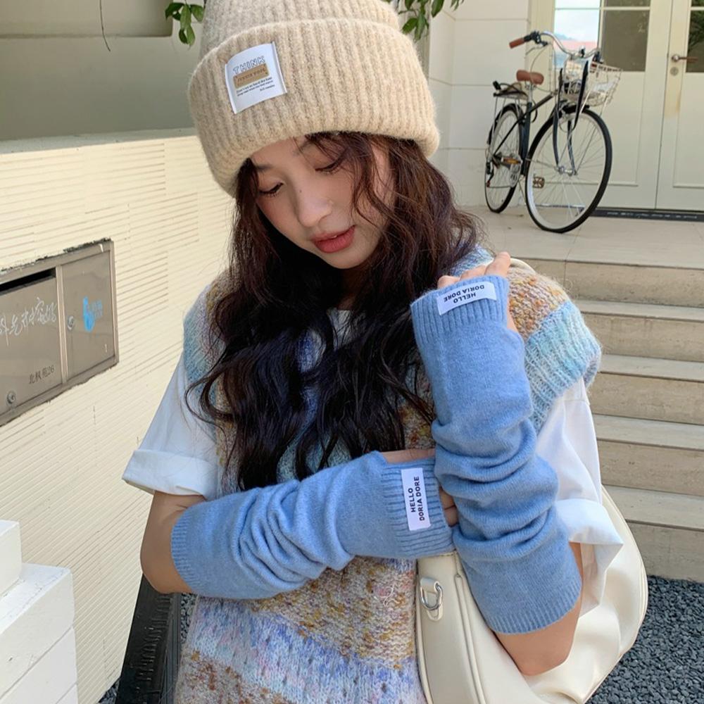 [무배] 보들보들 니트 헬로 겨울 팔토시 12 color