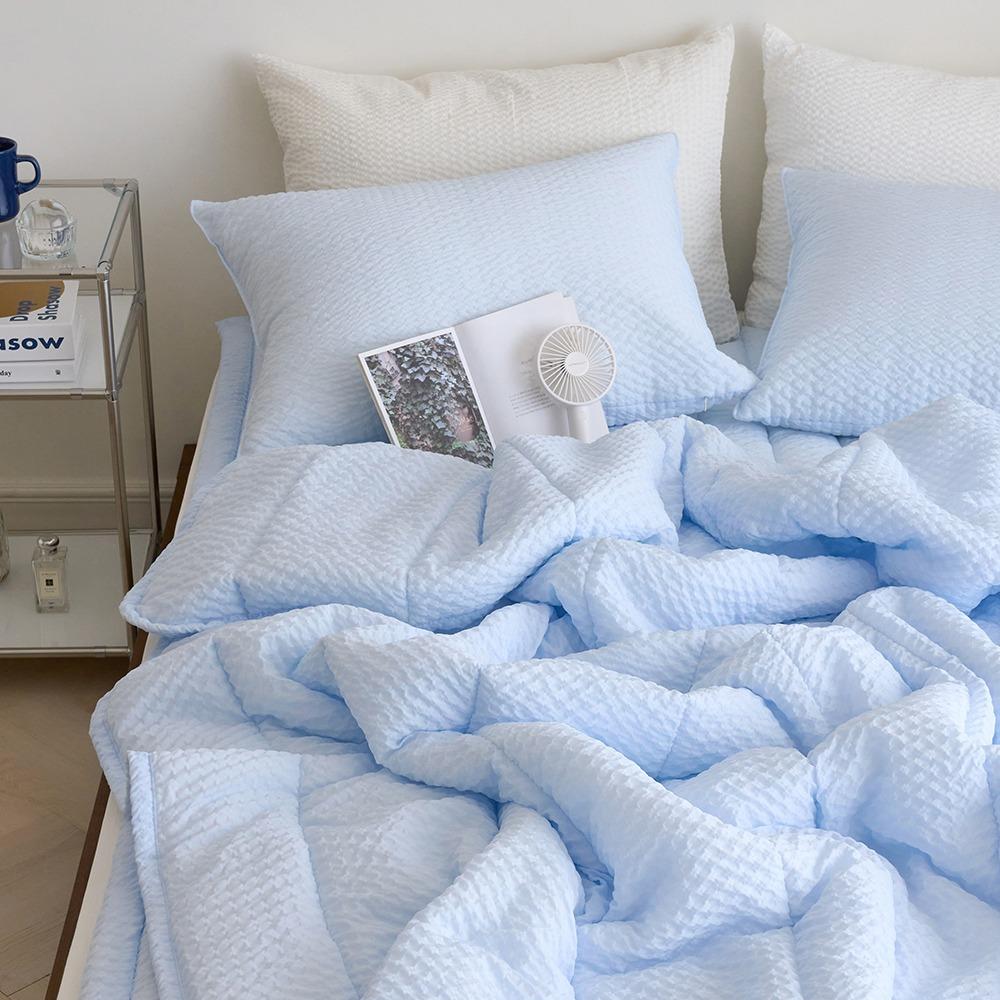 차르르아이스 냉감 시어서커 얇은 차렵이불 여름이불 S/SS/Q