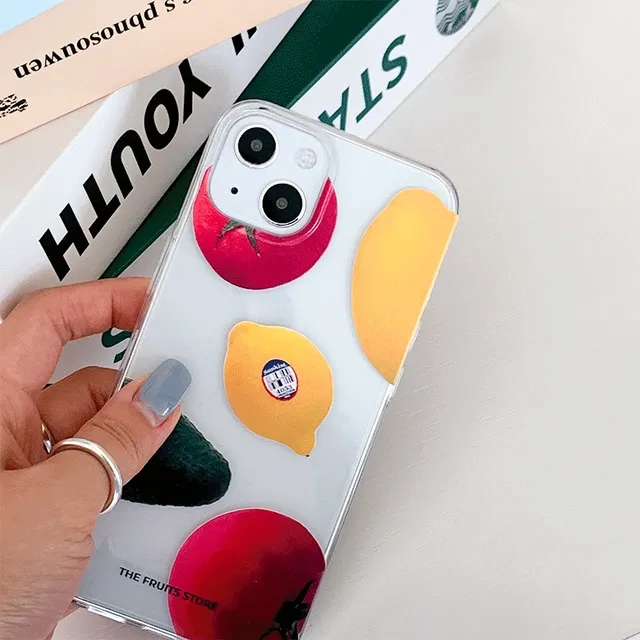 블링블링케이스 (전기종제작+액정필름증정) 후르츠 스토어 젤리케이스 아이폰 갤럭시