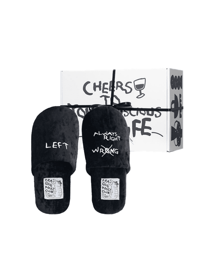 [Gift SET] Fragile Adult Club 홈슈즈 슬리퍼