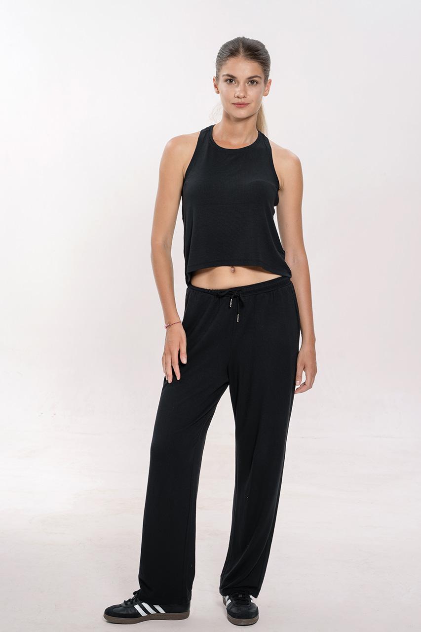 Cloud Straight Pants_Black