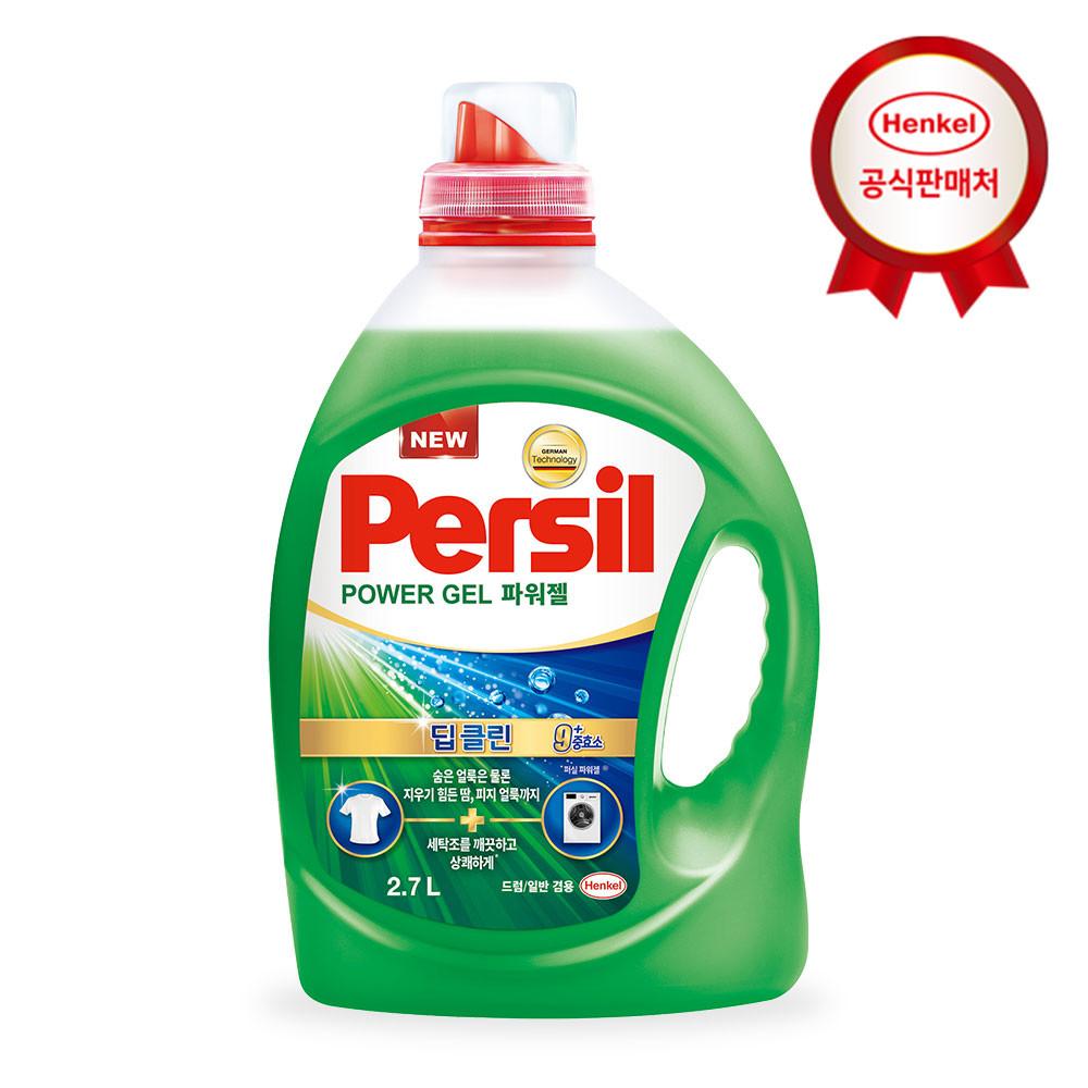 헨켈 세탁세제 퍼실 딥클린 파워젤 겸용 2.7L 1개