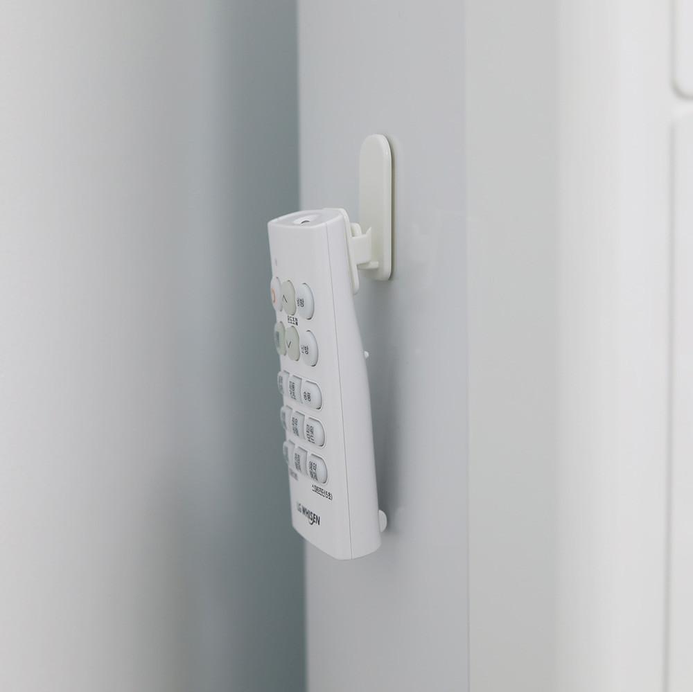 리모컨 걸이 2P 거치대 후크 리모콘 클립 벽부착