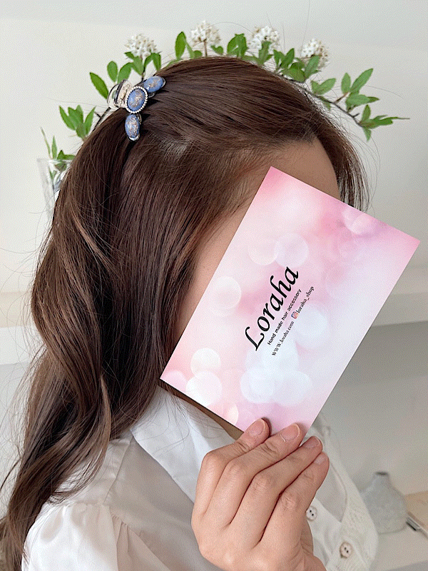 [당일출고/국산]앞머리 옆머리 보석 포인트 미니 헤어 집게핀 반머리 반묶음 머리핀 헤어핀 스텔라