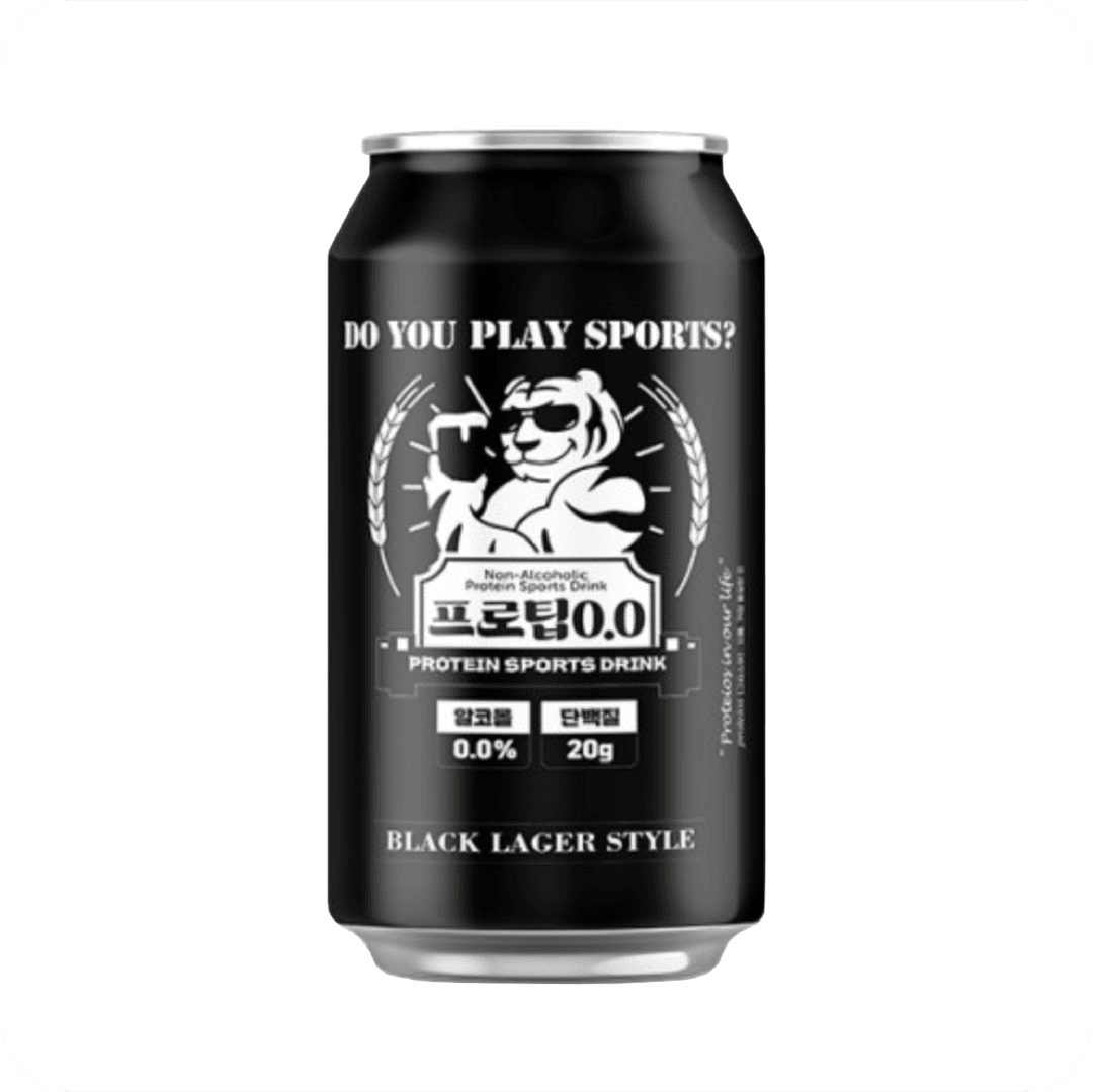 프로팁 블랙 라거스타일 논알콜 355ml (캔) - 쏘버마켓