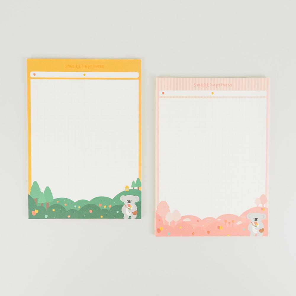 B5 노트패드_소담스페이스 2종