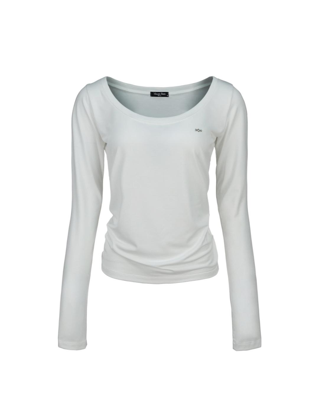 Metal triclipse loose fit long sleeve white