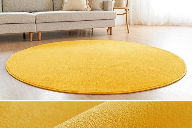 10%즉할! 관리쉬운 크레용 단모 러그 사계절 카페트 원형 3size