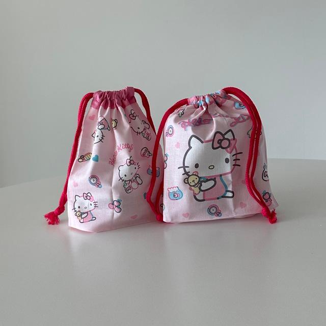 키티 주머니 파우치2set