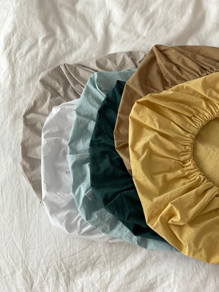 스너그온유  면100% 바이오워싱 템퍼베개커버 고무줄커버