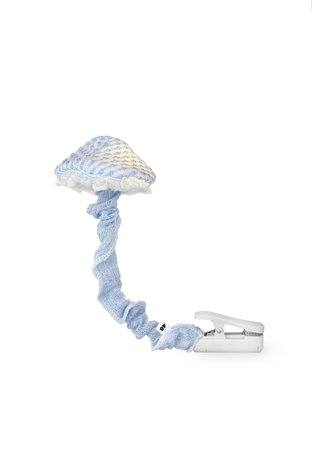 mushroom clamp lamp (sky blue)