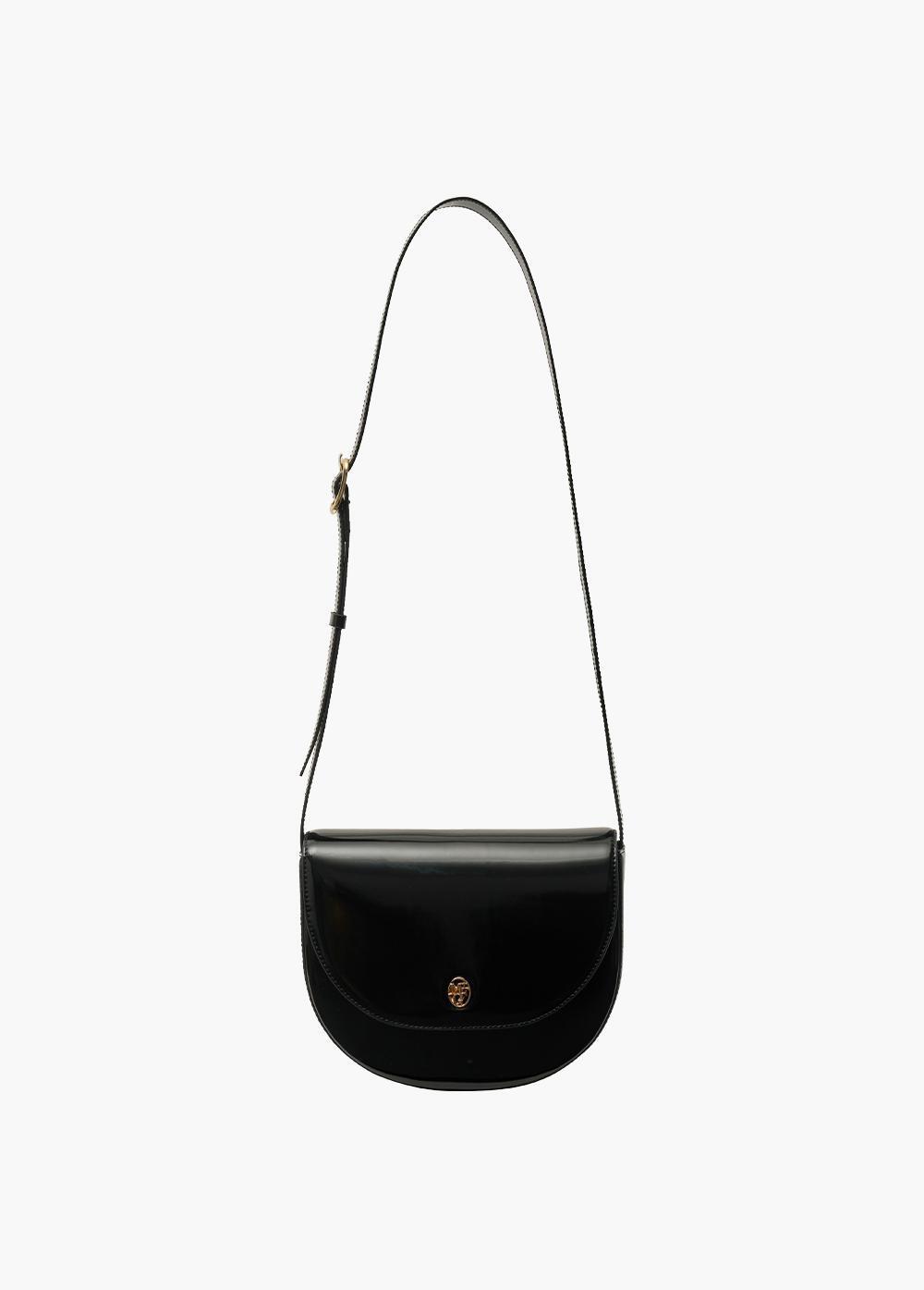 HALF MOON BAG black
