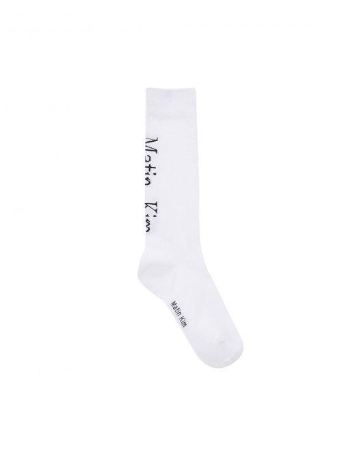 MATIN HALF SOCKS IN WHITE