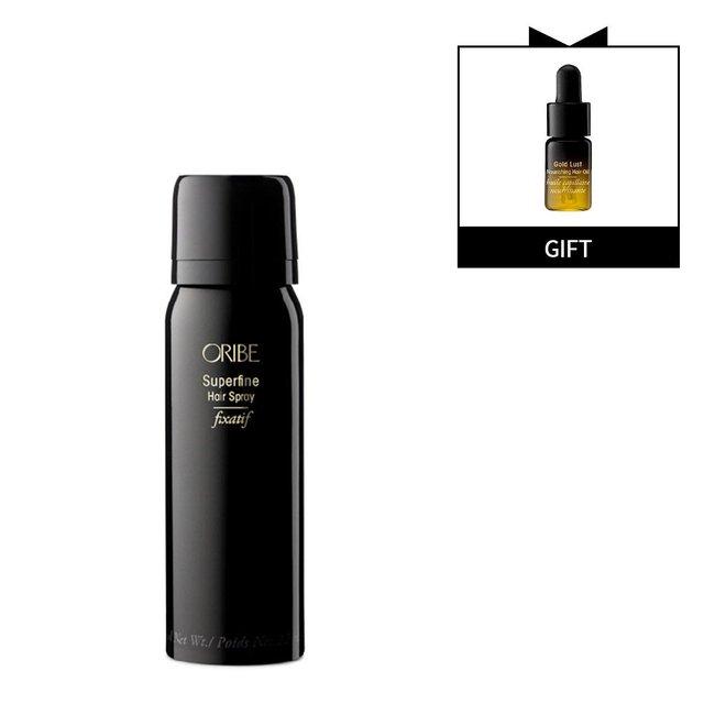 [단독] 슈퍼파인 헤어 스프레이 75ml (+골드 러스트 너리싱 헤어 오일 3ml)
