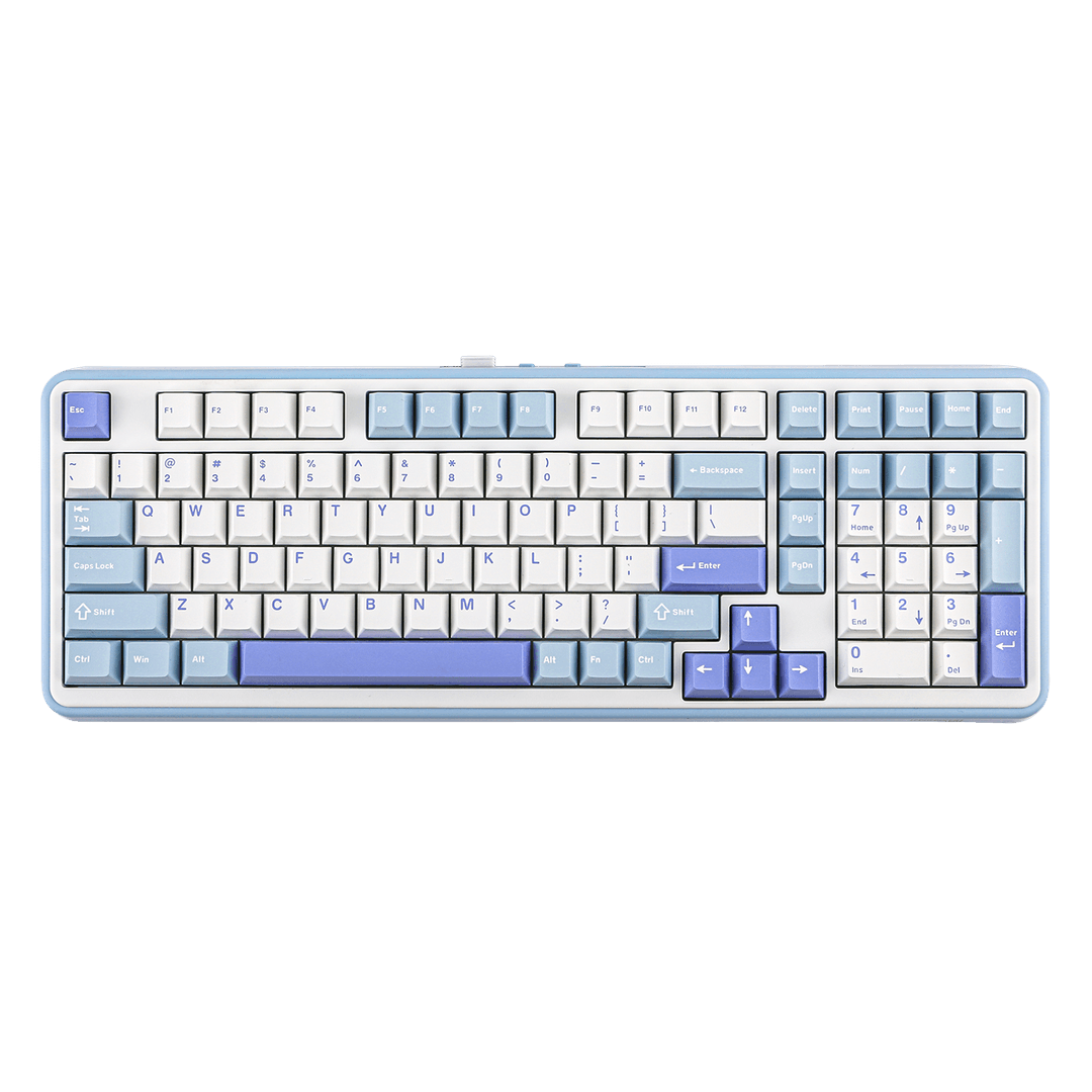 Epomaker TH99 - White Blue / Epomaker Creamy Jade Switch
