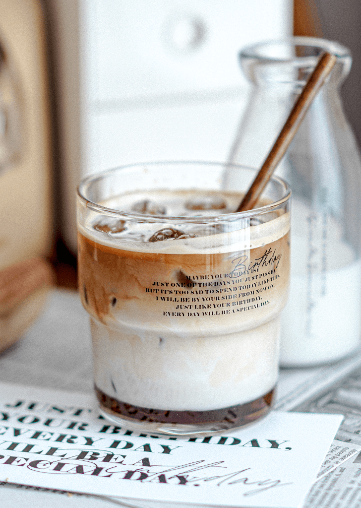 Birthday 레터링 글라스 320ml (B type) by August8th