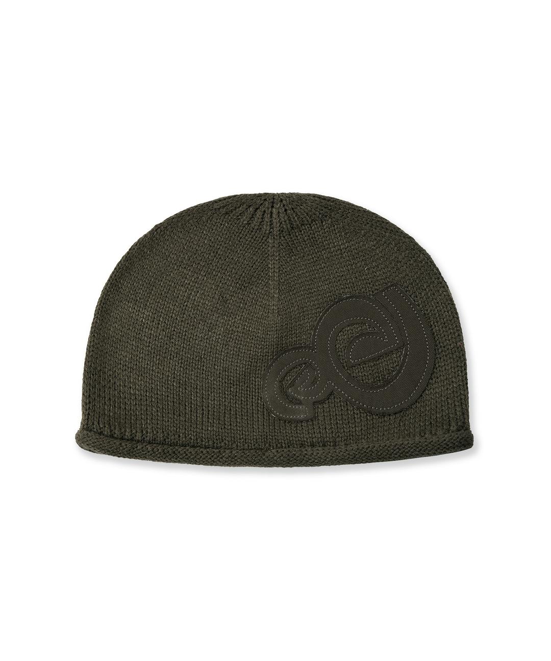 APPLIQUE SPIRAL LOGO BEANIE (KHAKI)