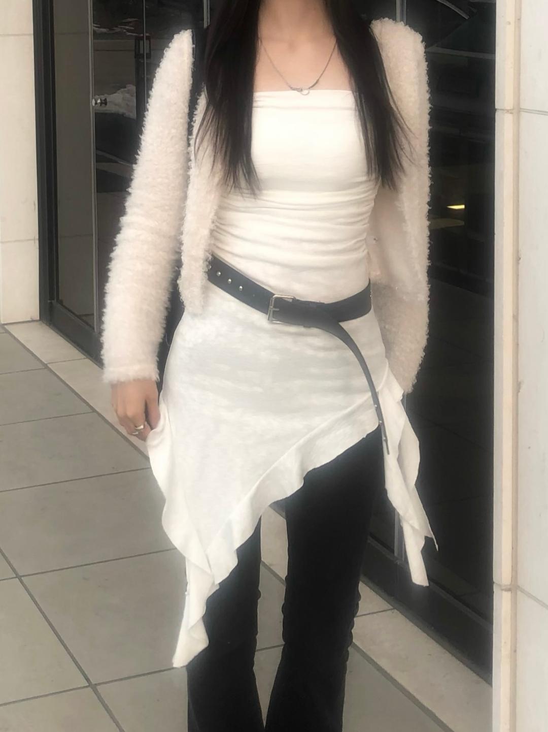 Mouffle Fur Cardigan(2 color)