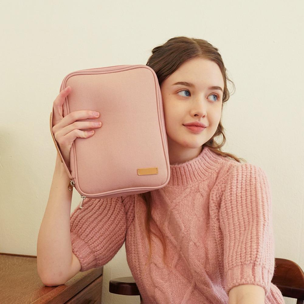 에크루 레더 아이패드미니 파우치