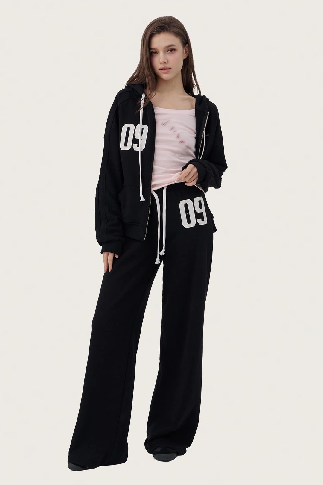 09 Numbering set-up, Black