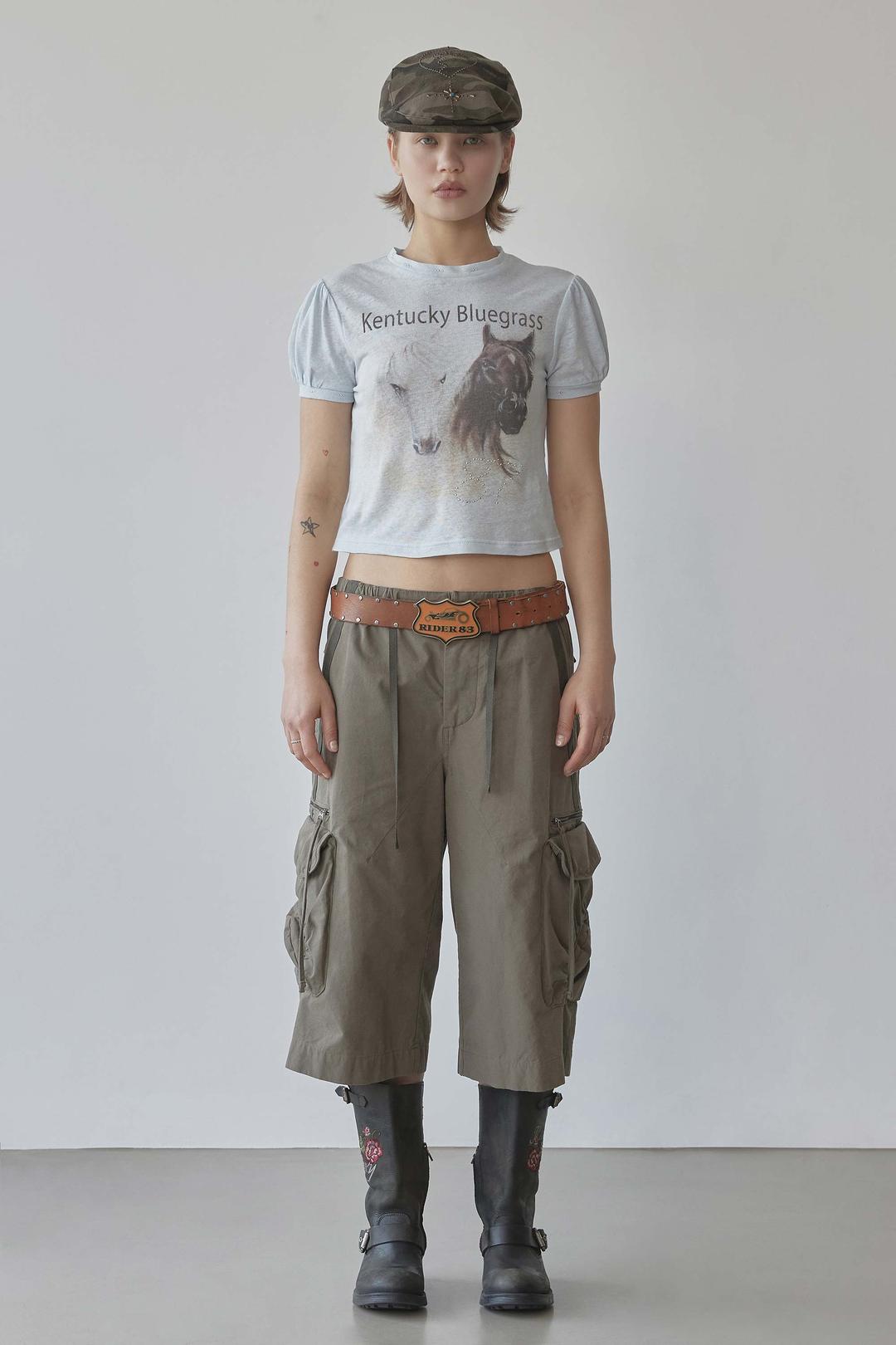 Kentucky Stud Baby Tee Baby Blue