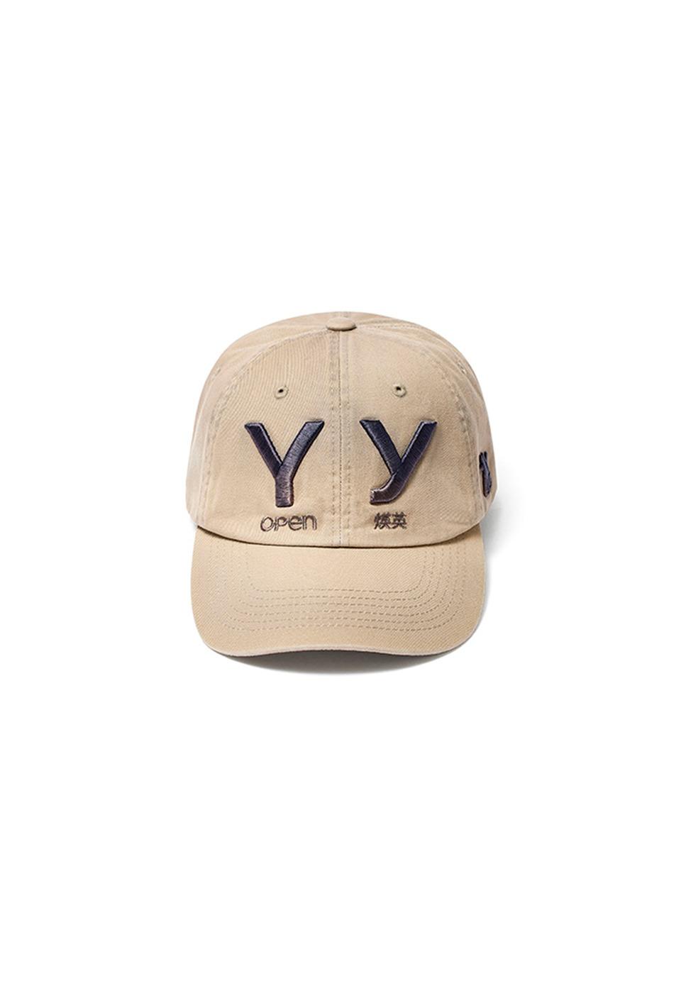 YY GRADIENT BALL CAP, BEIGE