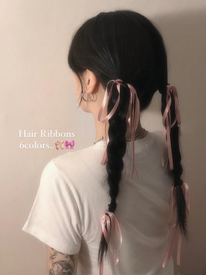ribbon hair band (6color)