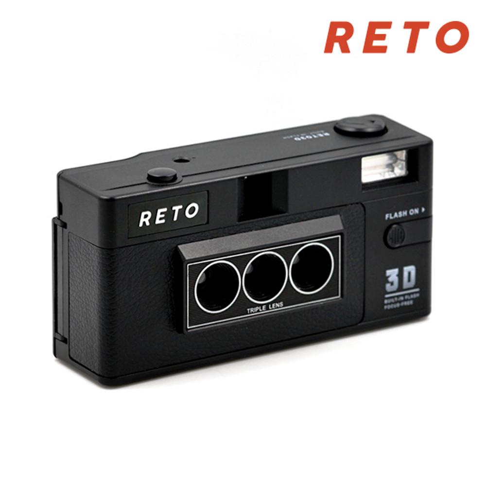 [코닥 스티커 증정] RETO 레토 3D 필름카메라 Black (블랙)