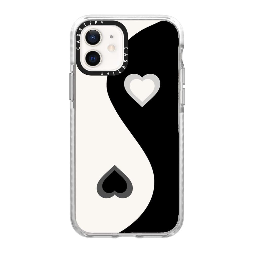Heart Yin Yang - Black