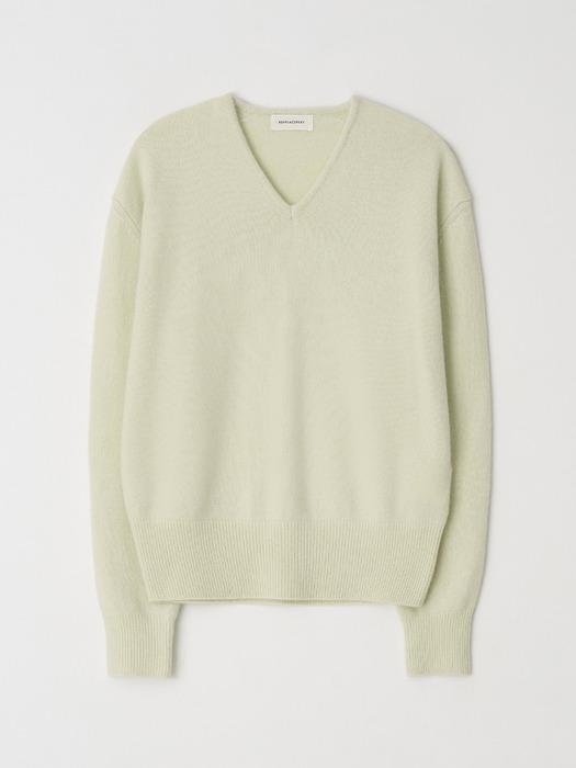 [15차 재입고] GEELONG WOOL V-NECK KNIT - MELON