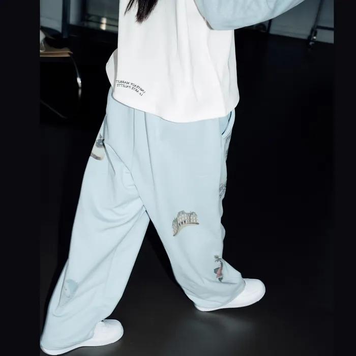 Souvenir Sweat Pants_ Baby Blue