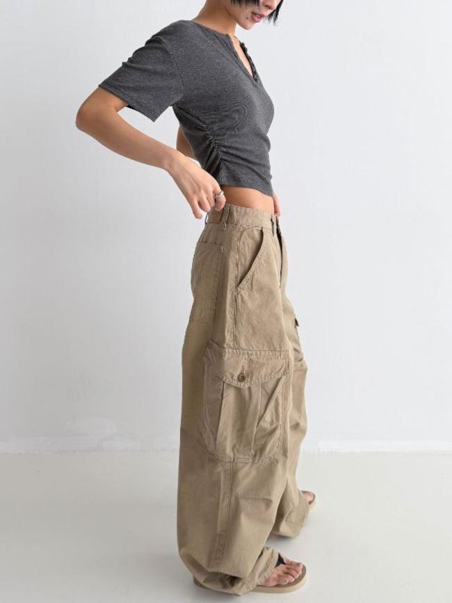 707개버딘카고와이드팬츠 시크릿오즈 ozbridge