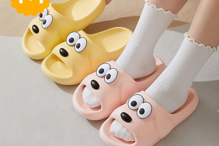 [주말특가][10%쿠폰] 1+1 발편한 EVA 바둑이 슬리퍼 사무실 실내화 거실화 욕실화