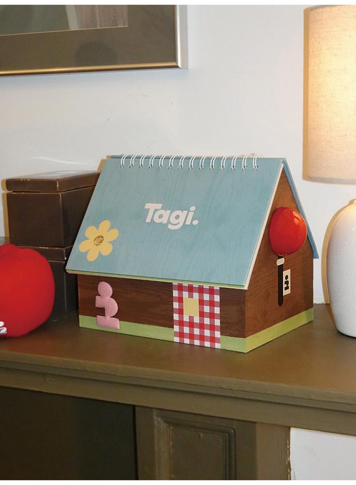 하우스 수납 정리 2color 캘린더 탁상 달력