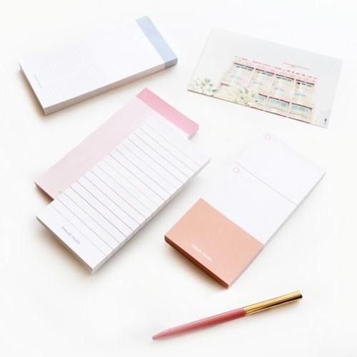 [프렐류드스튜디오] 라이트 메모패드 4종