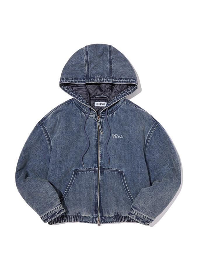 피그먼트 다잉 후드 자켓 [블루]