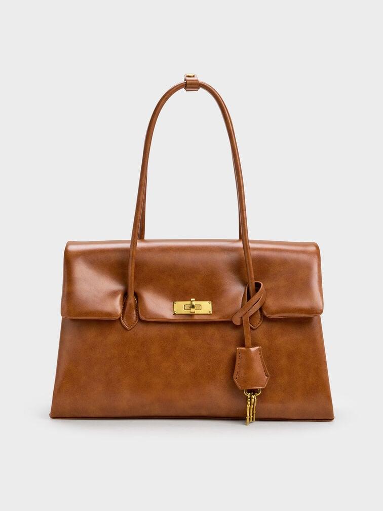 케리 트라페즈 토트백