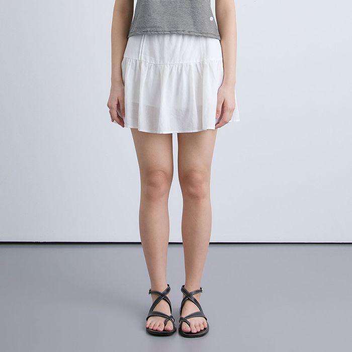 Love Pintuck Skirt (Ivory)