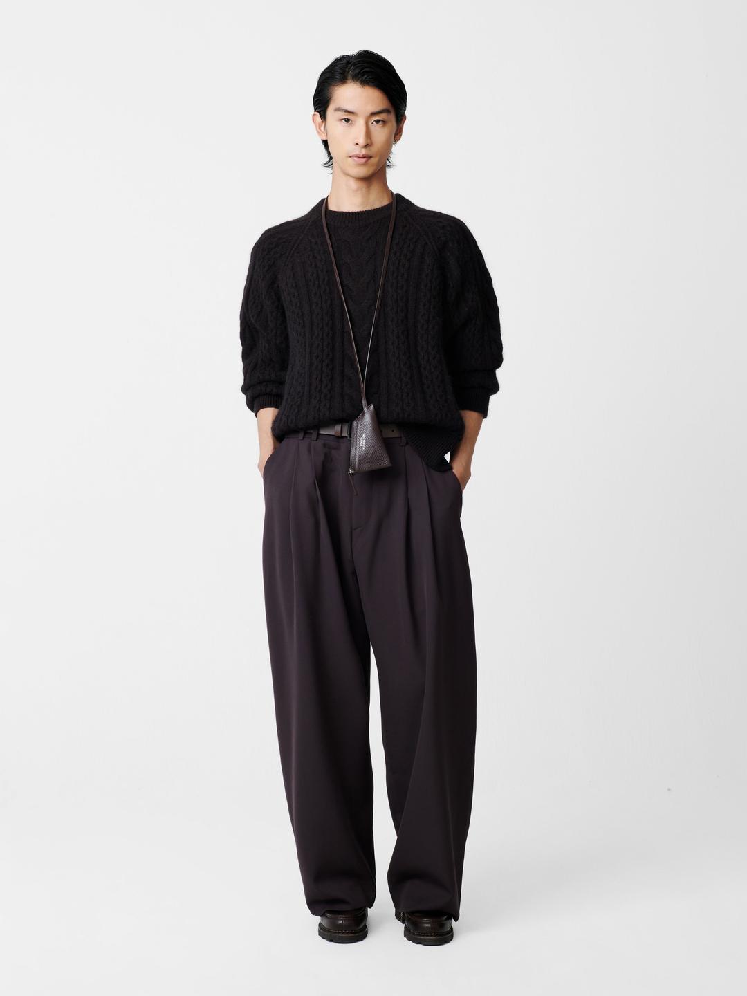 Norr Knit in Espresso Brown - L