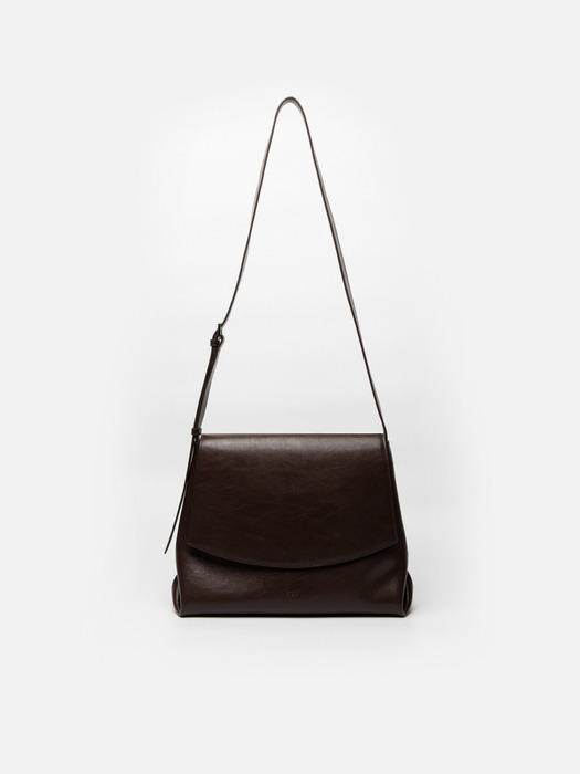 Mini kiki messenger bag Wrinkled brownie brown