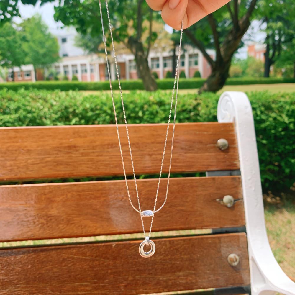 [서현 착용] 925 Silver Clyde Necklace 클라이드 넥크리스