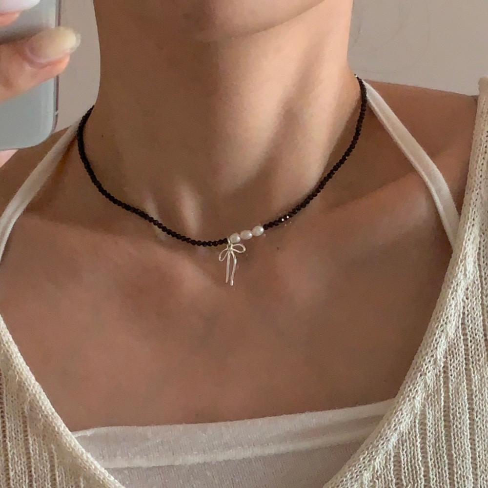 [silver 925] ribbon kong necklace