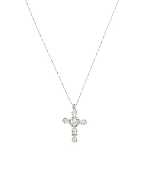 [silver925] cross allure necklace-silver