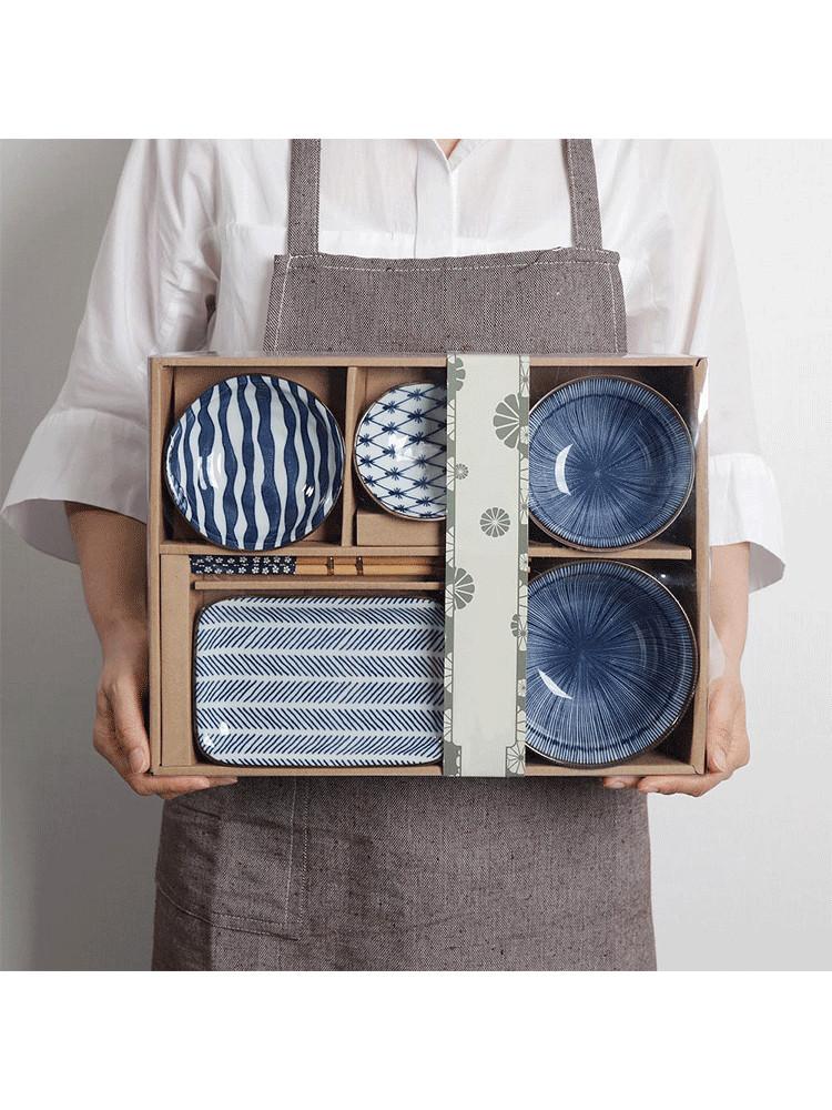 도자기 1인 식기 6p 풀세트 4종 디자인 옵션