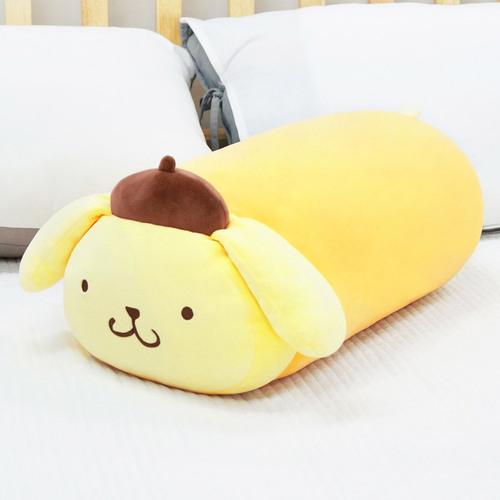 폼폼푸린 페이스 원통쿠션 23x42cm 캐릭터 쇼파쿠션 애착 안고자는 침대 모찌쿠션