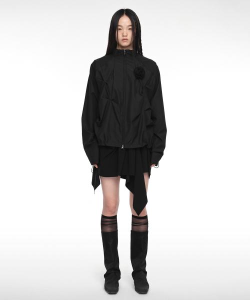 FLOW DRAPING SHORTS BLACK